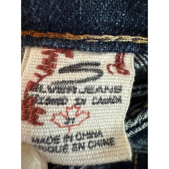 Silver Jeans Frances Bootcut Womens W31 Blue Distressed Denim Mid Rise Stretch - Picture 5 of 9